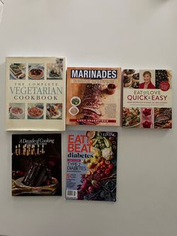 Different varieties of cookbooks