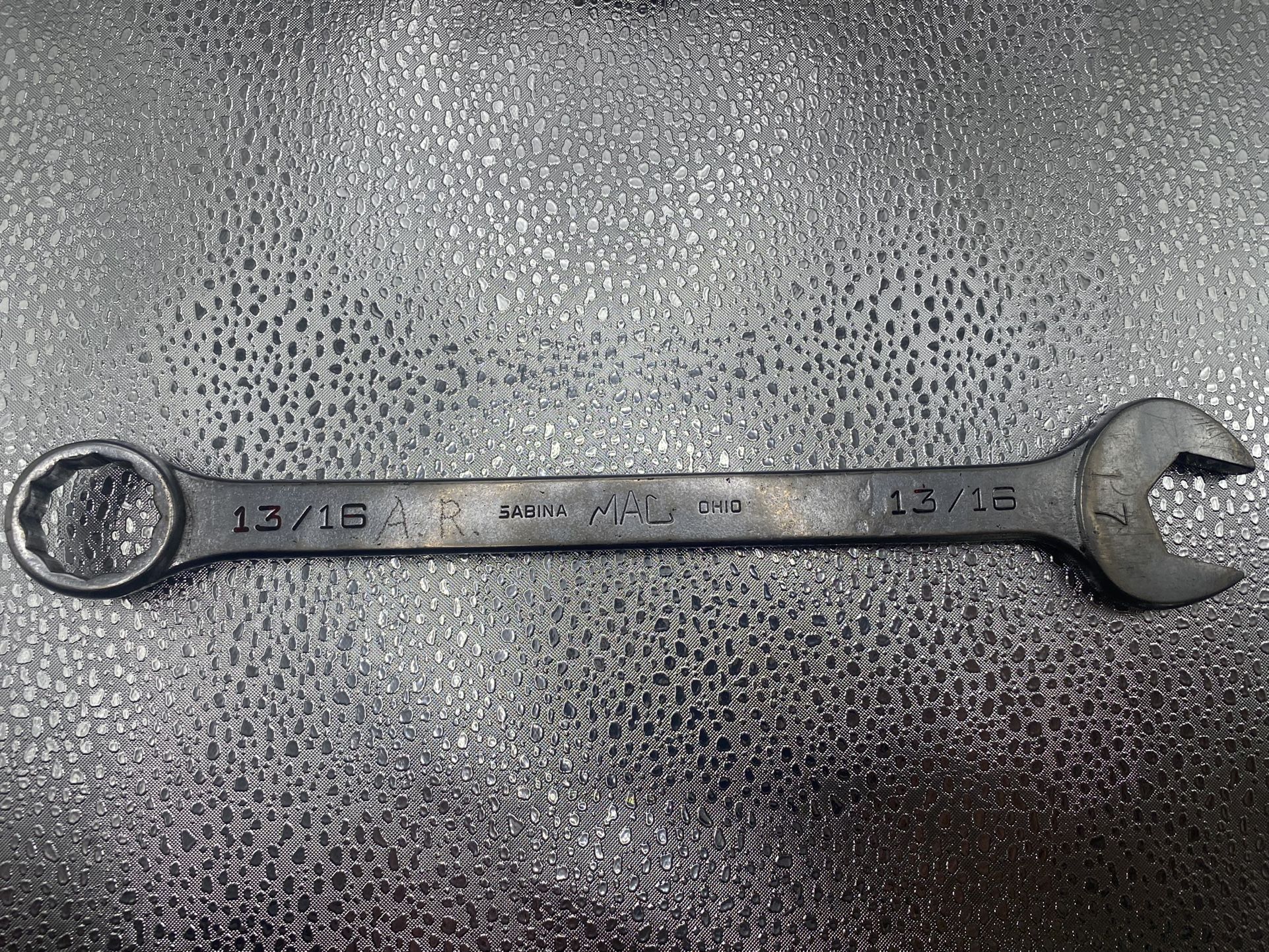 MAC Tools CW26 Combination 13/16" Open-Box Wrench 12 Point Sabina Ohio Used