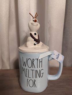 Olaf Mug With Topper