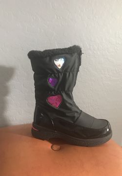 Little girls snow boots Size 1
