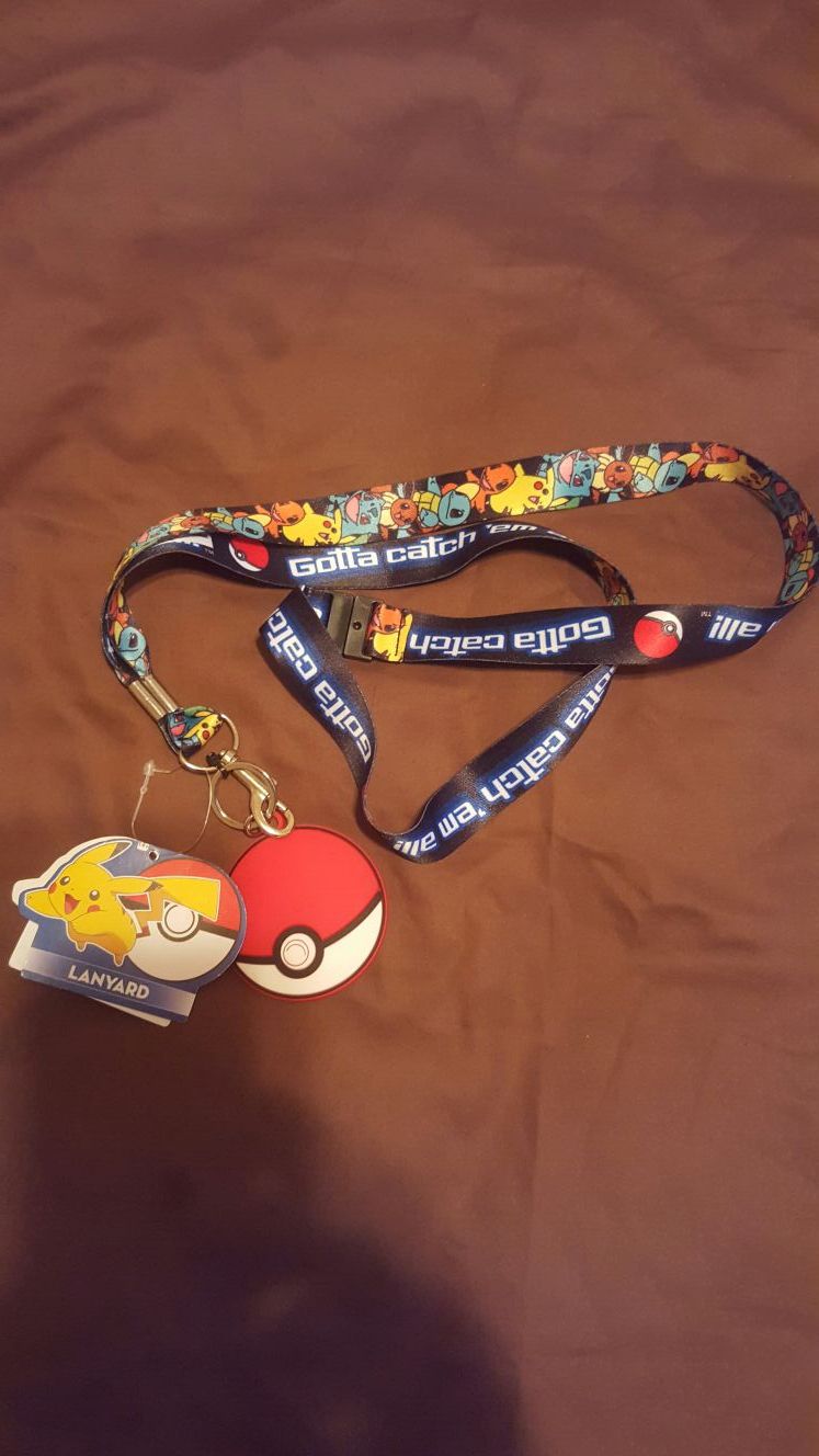Gottacatchemall lanyard keychain