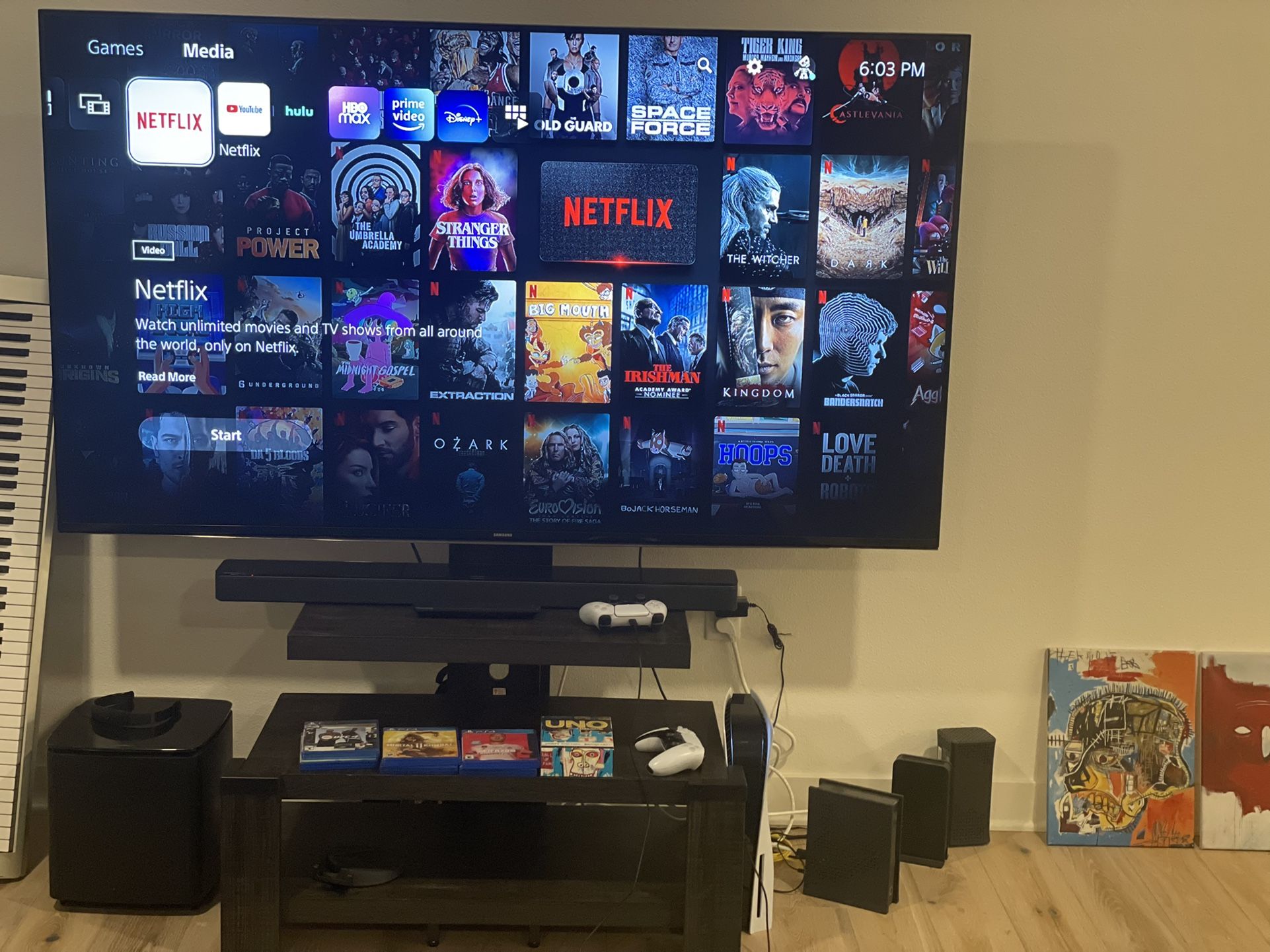 75” UHD Samsung Tv