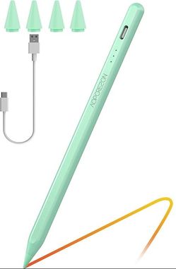 Mint Stylus Pen for iPad,Palm Rejection Tilt Sensitivity Fast Charging Works for 2018 Or Later iPad 10/9/8/7/6th Gen,Pro 12.9&11",Air 5th/4th/3rd Gen