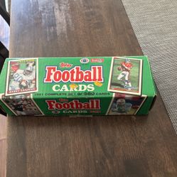 1991 Tops Complete Set Football Cards