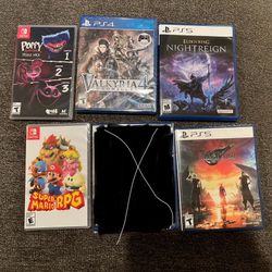 Nintendo Switch Video Games PS5 Poppy FF7 Mario RPG