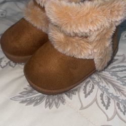 Toddler Fur Boots 