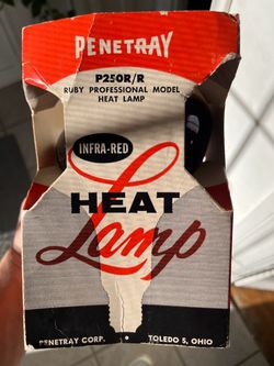 Vintage heat lamp bulb