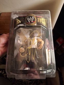 Wwe classic series mankind signed figure