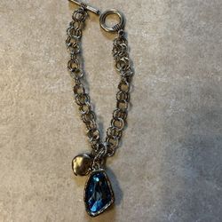 New Blue amethyst Sterling silver bracelet 