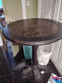 Bar table solid oak