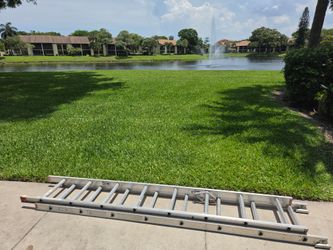 Werner 16ft Aluminum extension ladder - from 8ft to 16" -  225 Lb weight