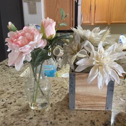 Decor Flowers With Vase 