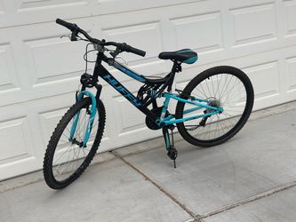 Huffy Trail Runner 26” Mountain Bike – 18 Speed – Dual Suspension
