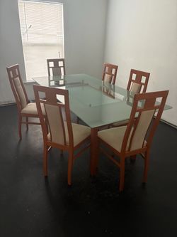 Scan design kitchen table and chairs