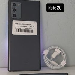 Samsung Note 20 5G. Like New And Unlocked! 