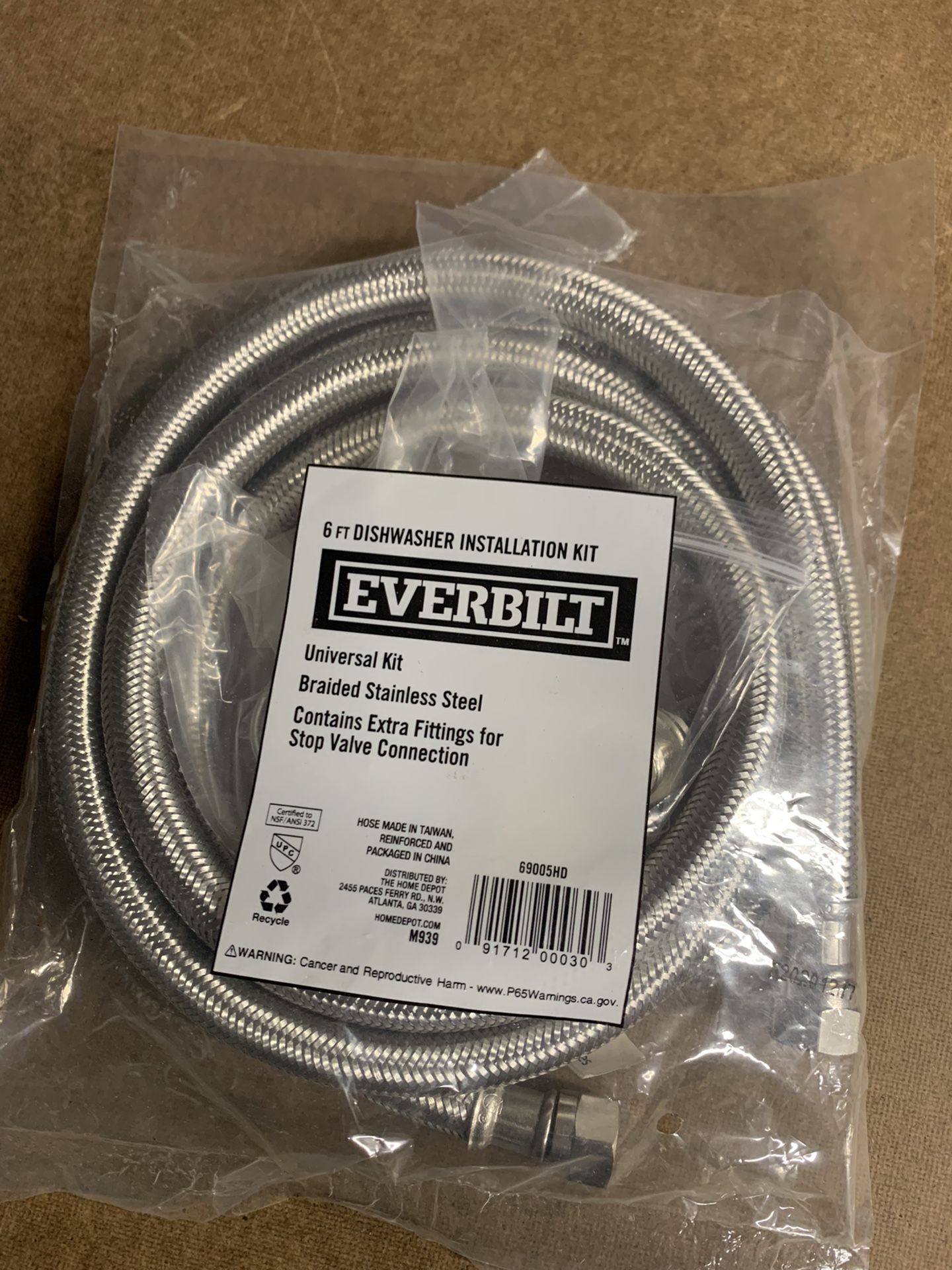 Dishwasher Installation Kit