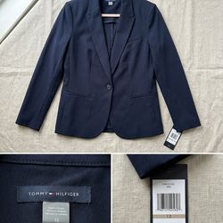 New Tommy Hilfiger Navy Blazer – Size 12
