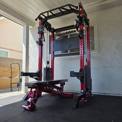 Vesta Pro Series 2in1 Squat Rack | Functional Trainer | 400lb Weight Stack | Commercial Grade | Gym Equipment | FREE DELIVERY🚚 🔴