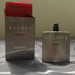 Chanel Allure Homme Sport Extreme 5.0 OZ 150ml 50% Full (~ 2.5 OZ / 75ml)