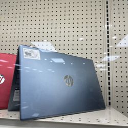 blue hp laptop