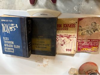 Older auto repair manuals