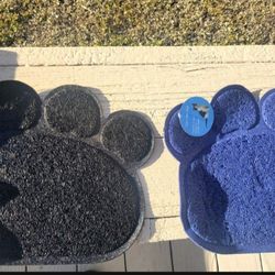 Brand New Cat Litter Trapper Rug-Blue