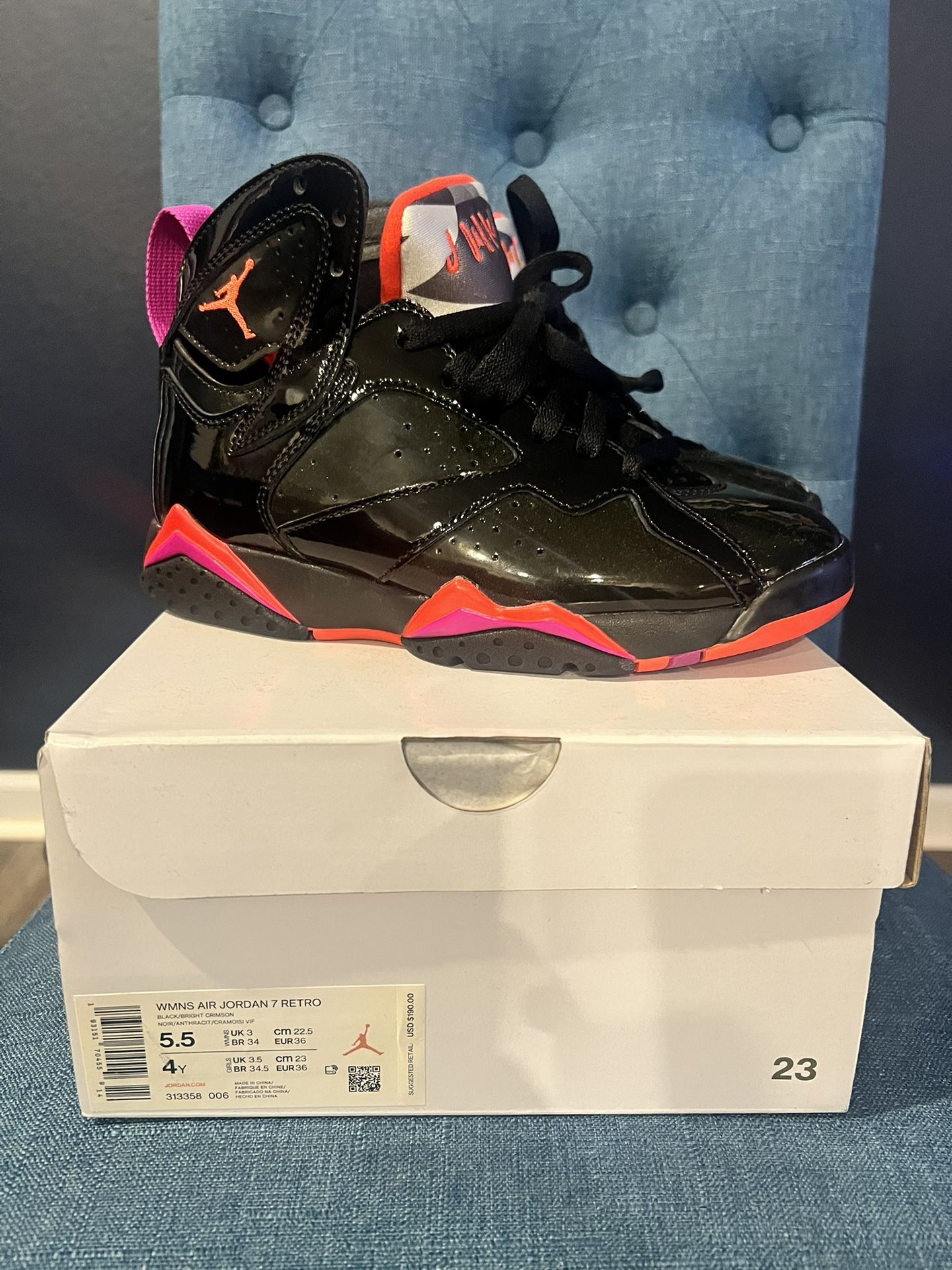  Jordan 7 Retro Youth Size 4 