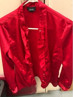 Beautiful Red blouse XL