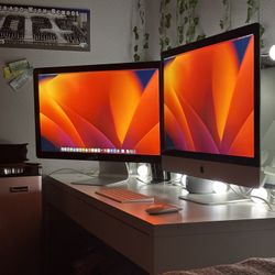 Apple iMac 27” 5K (2017) + Thunderbolt Display + Full Setup | 64GB RAM | 3.5TB