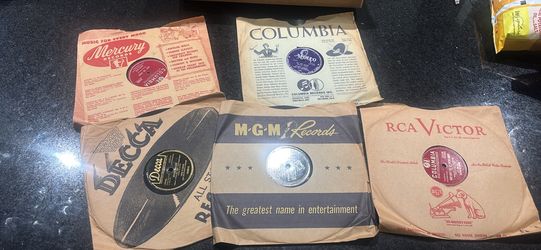 Vintage 10 inch records