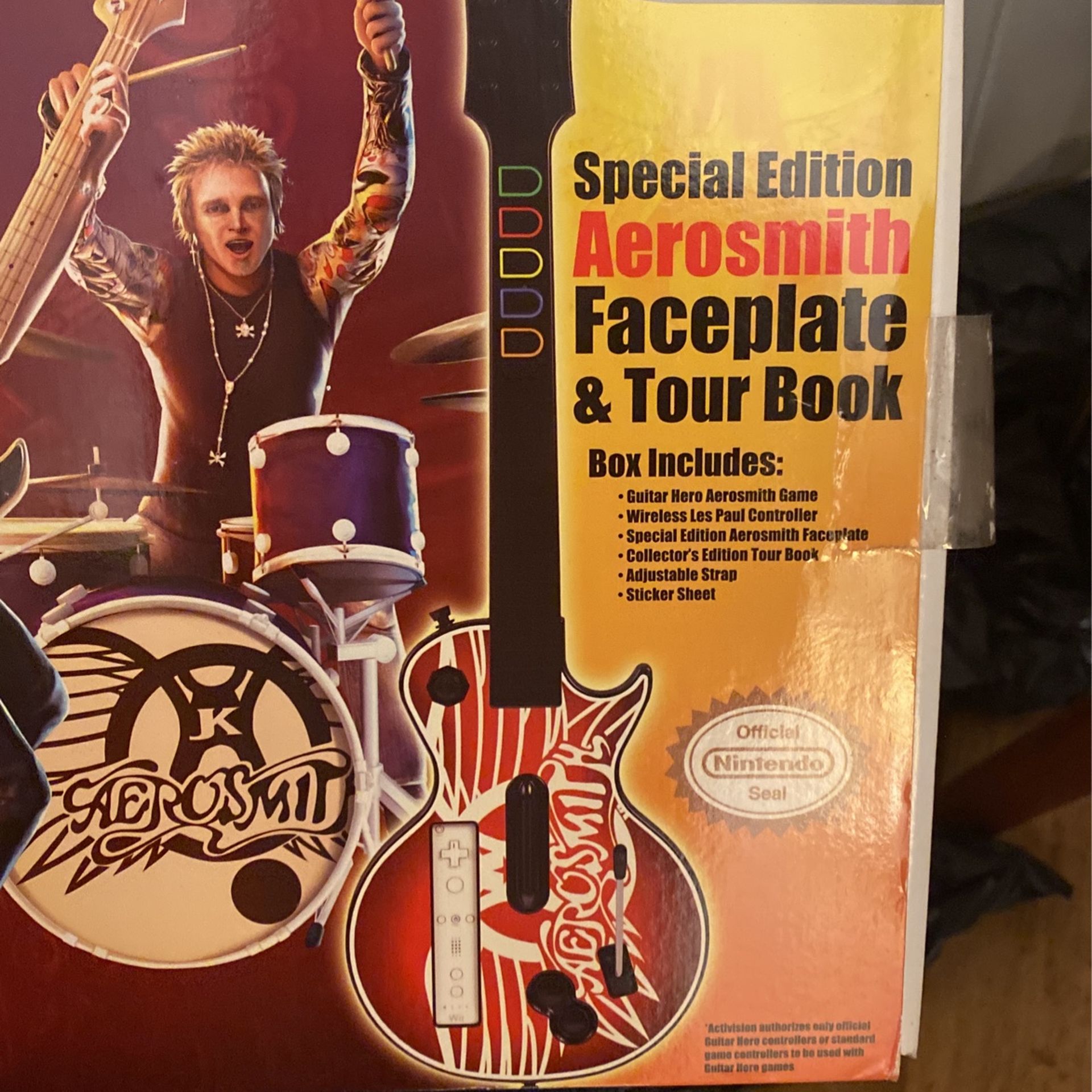 Guitar Hero Aerosmith Wii w/Les Paul Guitar Controller (NEW)