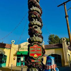 Disneyland Christmas Decorations used in Carsland