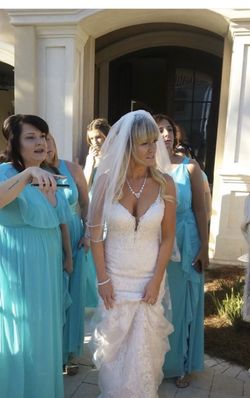 Rhinestone wedding veil