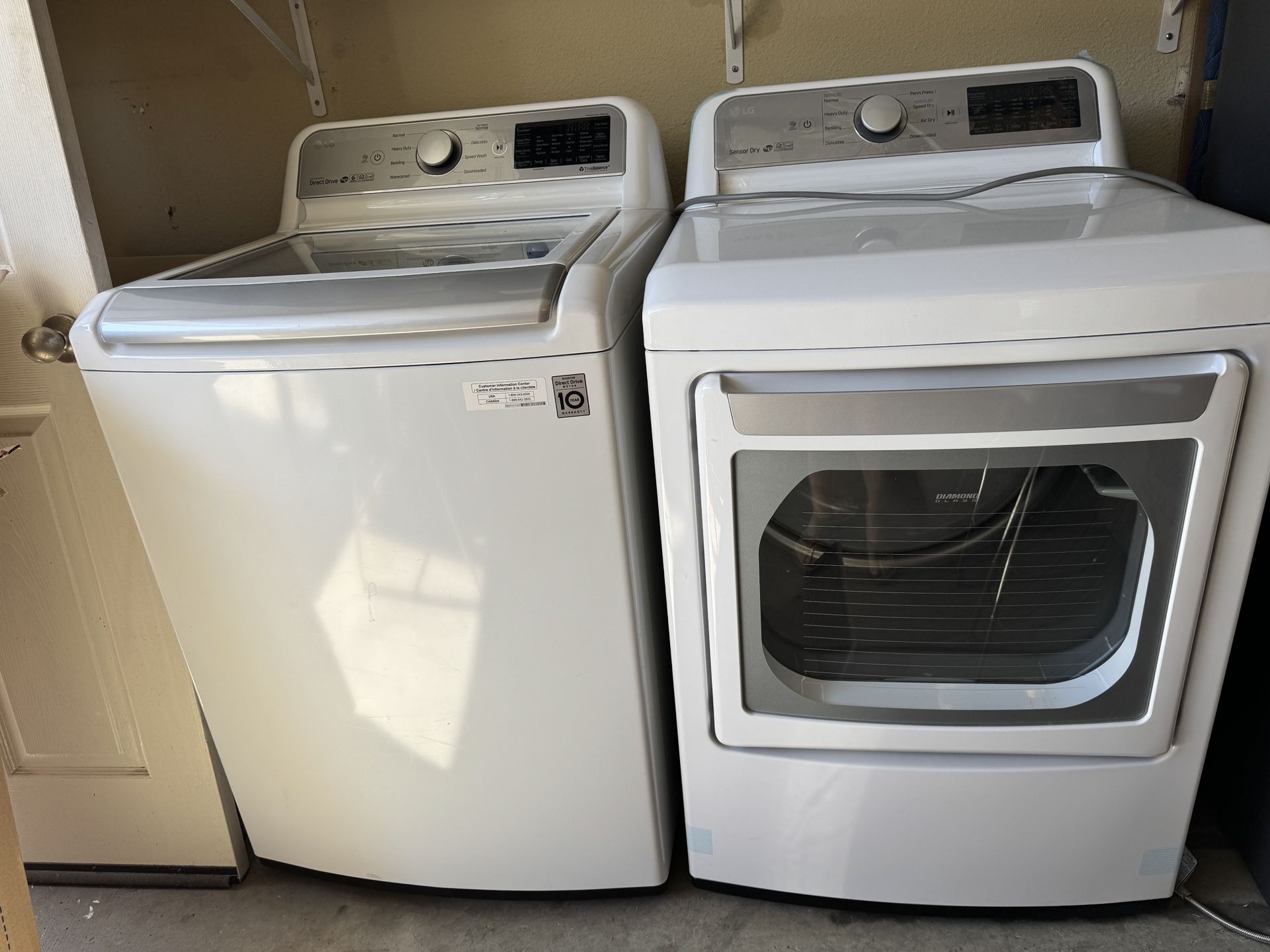 LG Washer With Gas Dryer