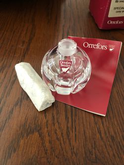 Perfume crystal bottle