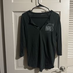 Womens FNF Flag Nor Fail Show The World 3/4 Sleeve T-shirt Size Small