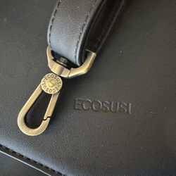 ECOSUSI Laptop Bag for Women Vegan Leather Messenger Bag Fashion Briefcase Computer Satchel Bag 