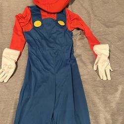 Super Mario Kids Costume (M) 8-10yrs