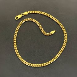 Jewelry 10k solid Yellow Gold Brand new Cuban link 10.0” 8.30grams 3.50mm