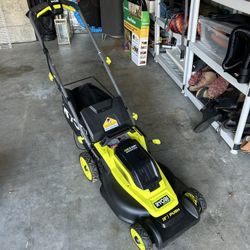 RYOBI 16” Lawnmower Battery Powered/cordless