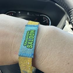 Stagecoach Rhinestone Saloon Wristband Sunday 