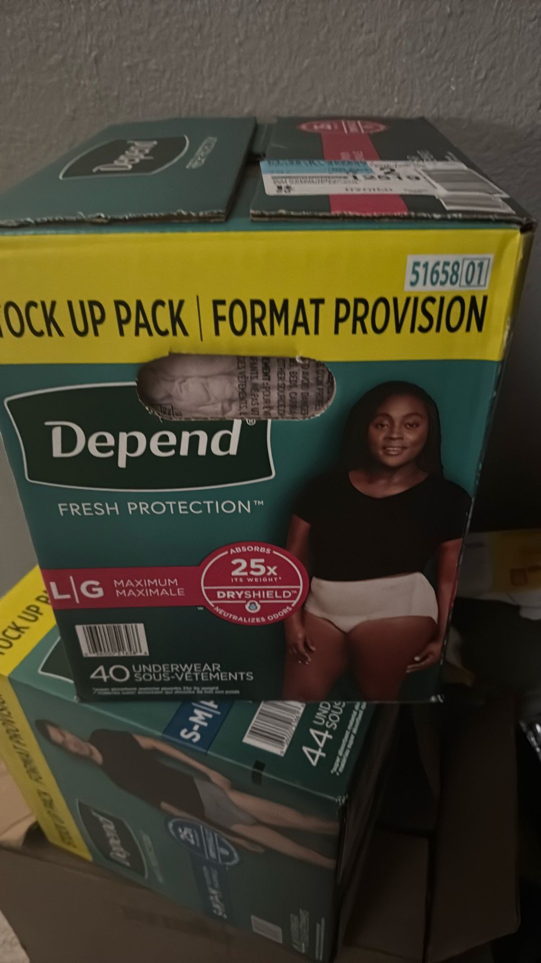 New Box Adult Diapers Size Large 40 Diapers