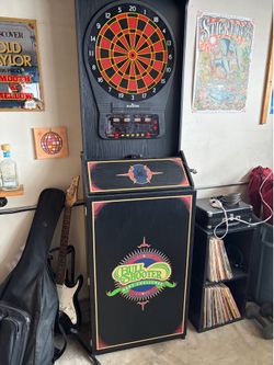Electronic Dart board with cabinet