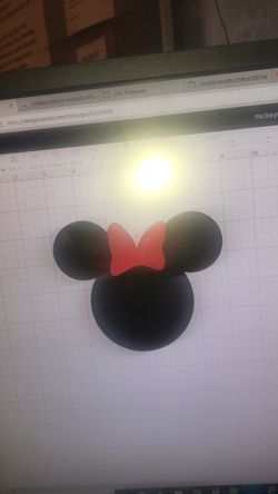 Mickey Mouse ears cardstocks