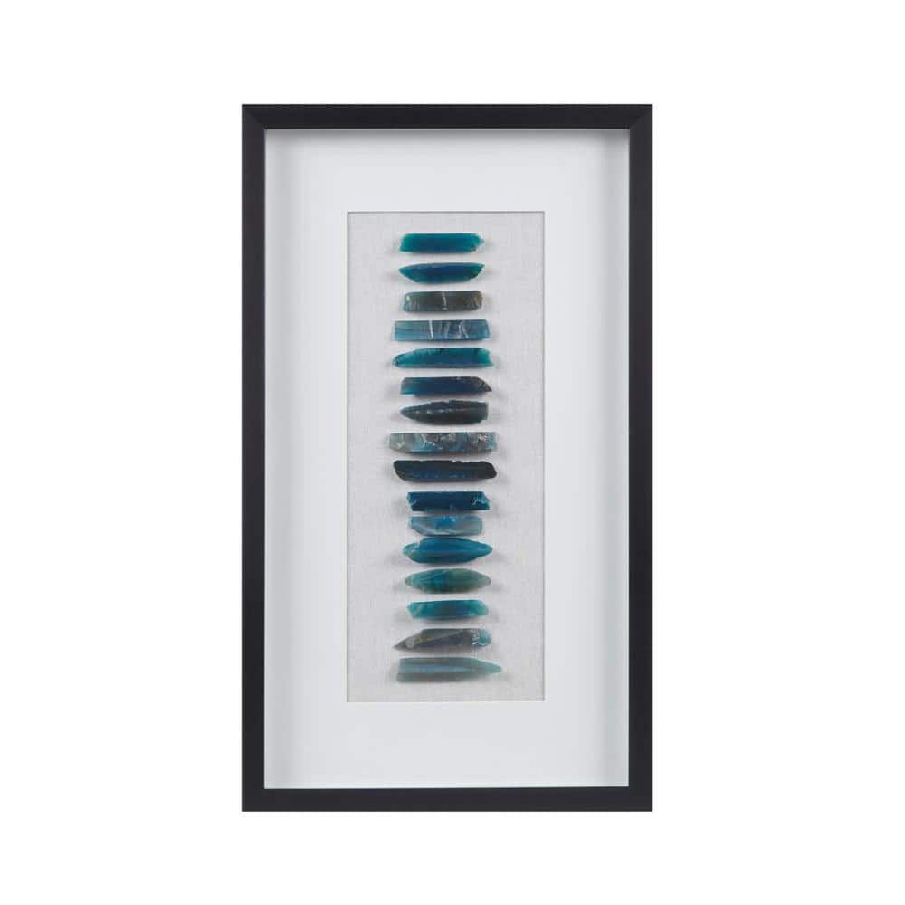 SALESUMO CERULEAN STONES FRAMED BLUE AGATE SH DISCOUNTED LIGHTING, PLUMBING, ELECTRIC, KITCHEN, BATH, FAUCETS, FLOORING, TILE, HOME DECOR, OUTDOOR SEA