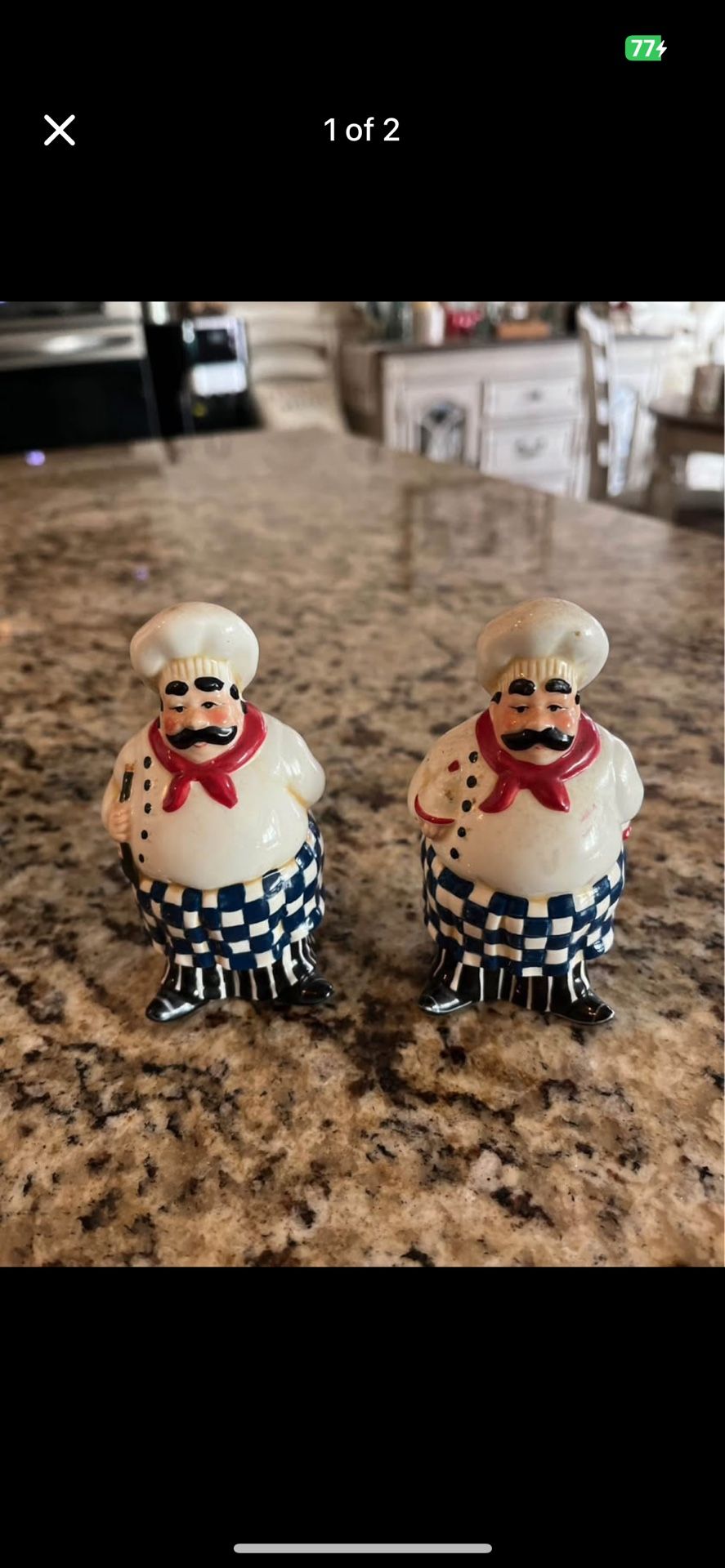 Chef salt & pepper Shakers