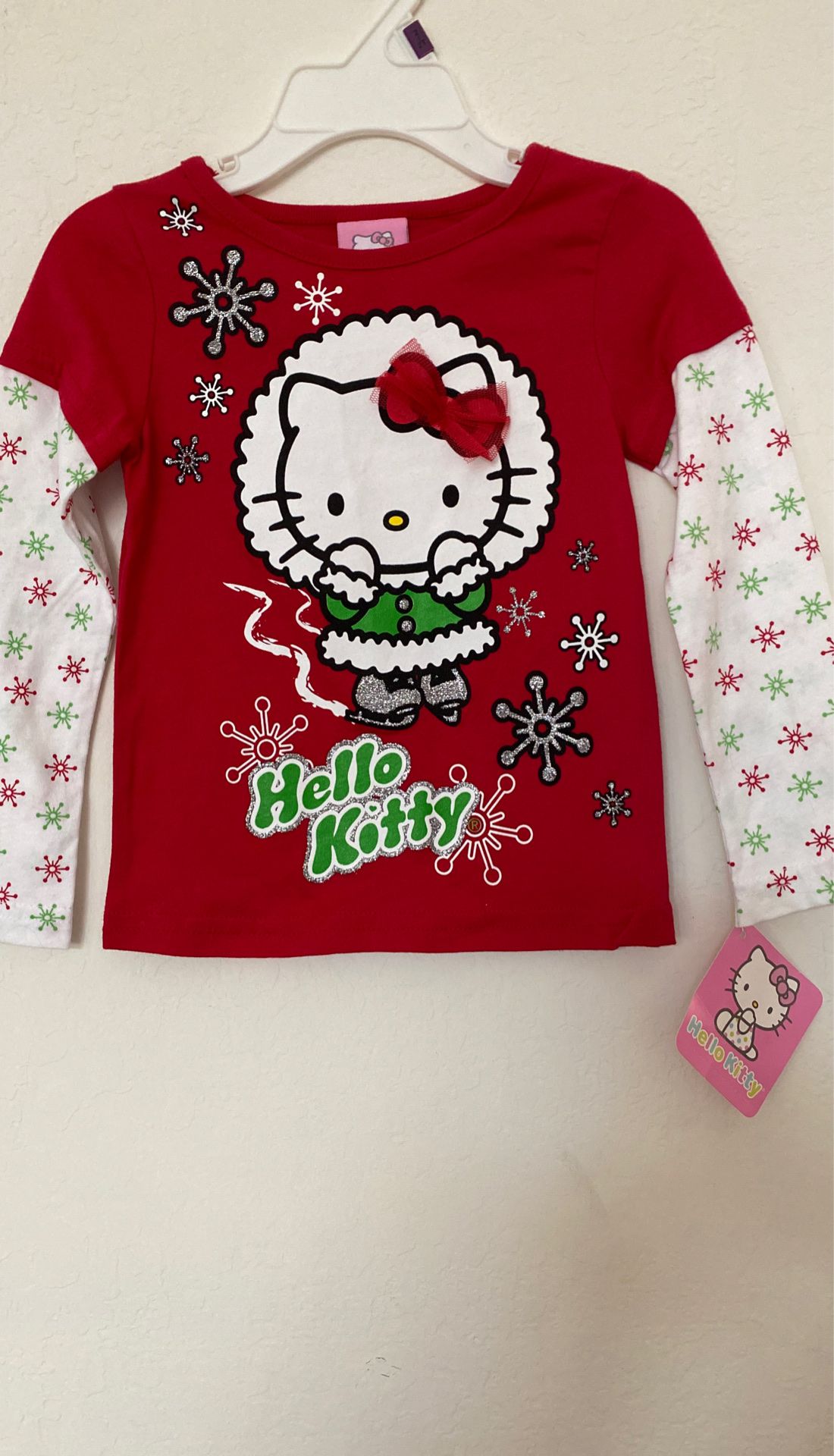 Girls 3T Hello Kitty Christmas shirt