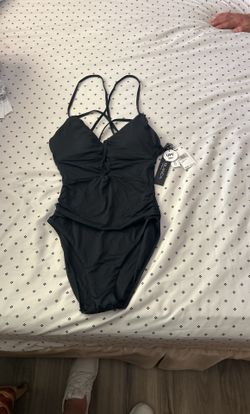 New Nordstrom Black One Piece Swimsuit