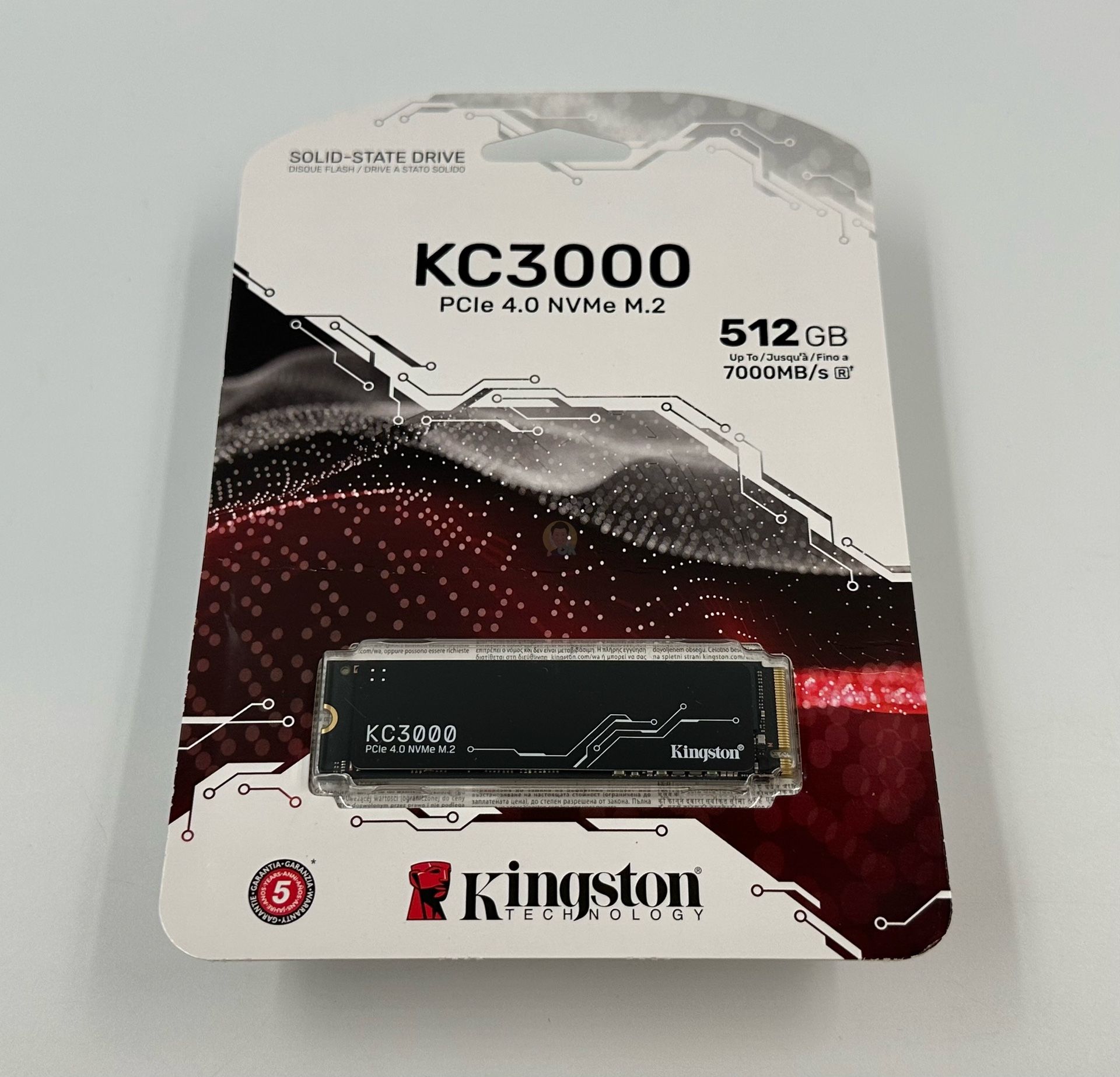 Kingston KC3000 512GB PCIe 4.0 NVMe M.2 SSD