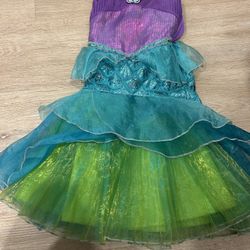 Disney Little Mermaid Princess Ariel Dress Girls Size 3